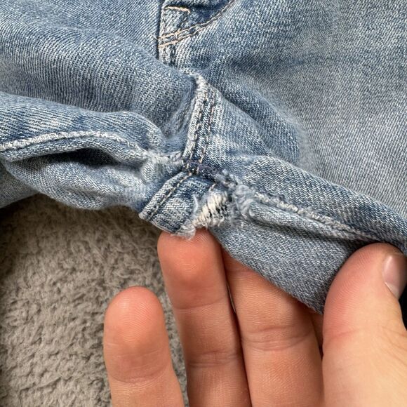 Mother Jeans Womens Size 24 Blue The Insider Crop Denim Stretch - Picture 4 of 14